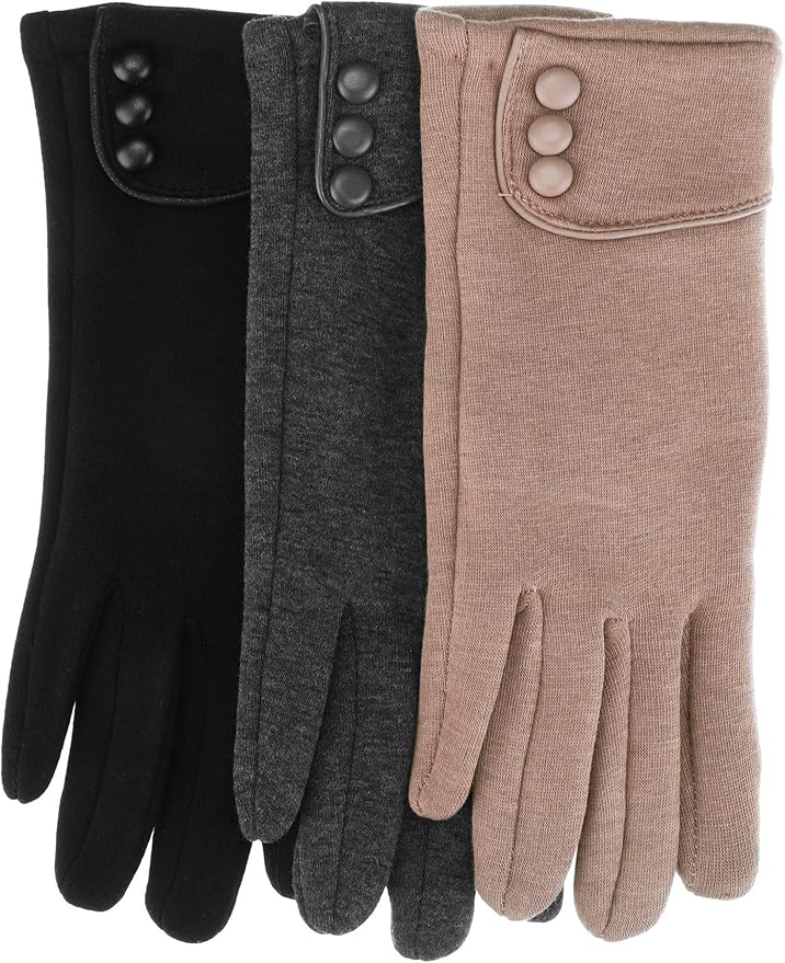 Womens Gloves Winter Touchscreen Texting Phone Windproof Gloves Warm Fleece Lined Cold Weather